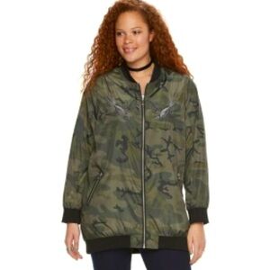 Rock and Republic Camouflage Bomber Jacket